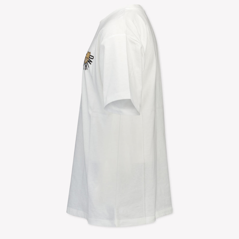 Moschino Kinder Unisex T-Shirt Grauweiß