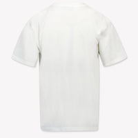 Moschino Kinder Unisex T-Shirt In Off White
