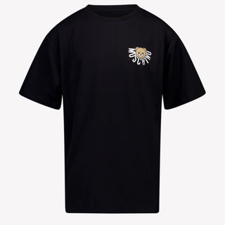 Moschino Kinder Unisex T-Shirt Schwarz