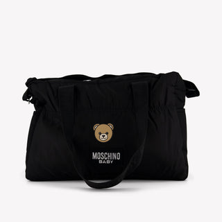 Moschino Baby Unisex Wickeltasche Schwarz