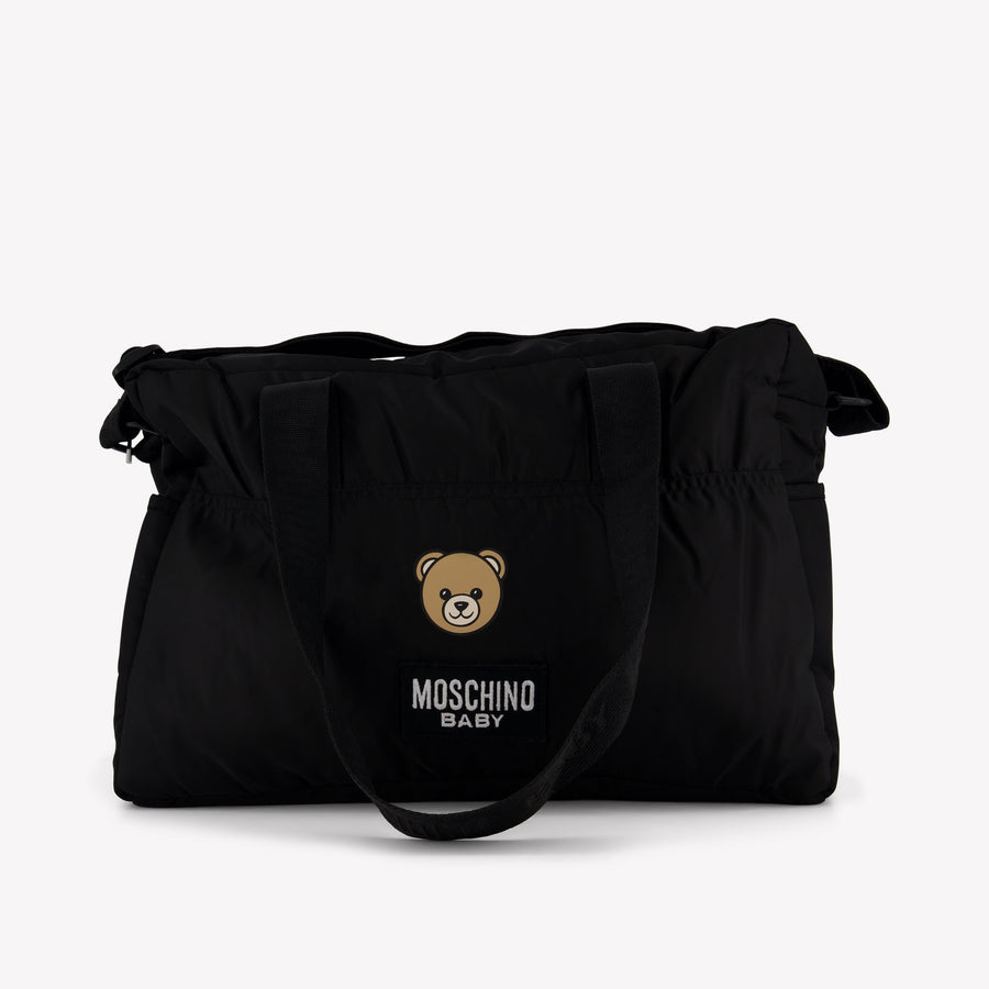 Moschino Bebé Unisex Bolsa de pañales Negro