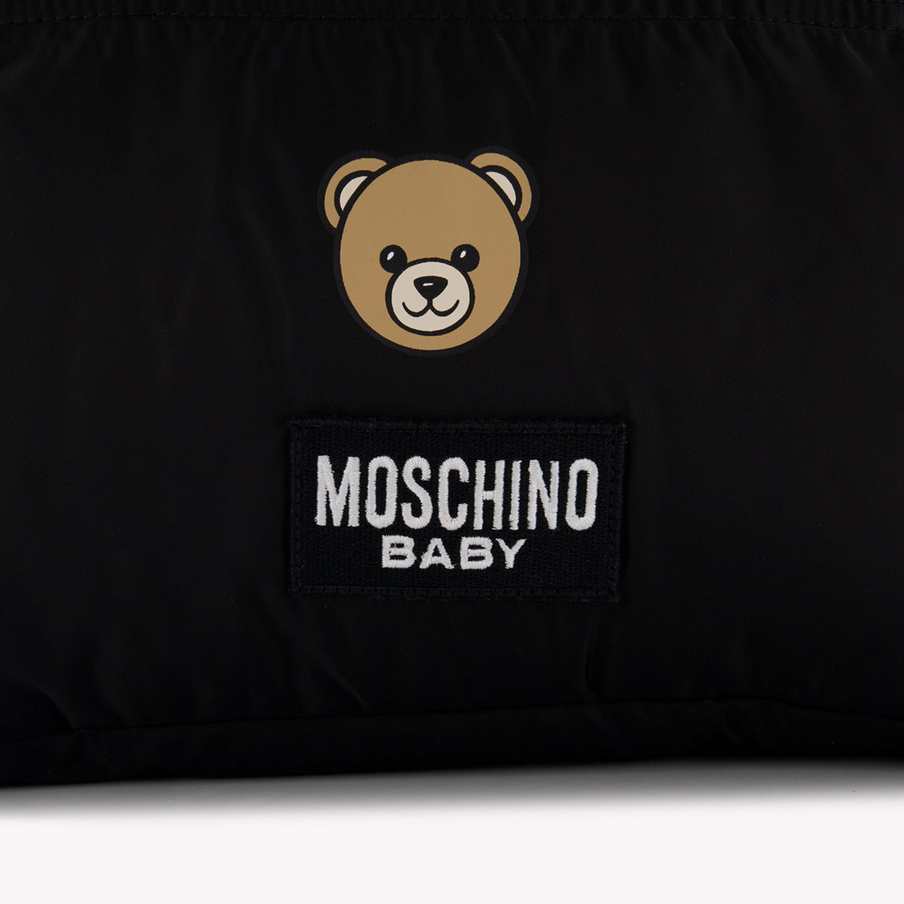 Moschino Bebé Unisex Bolsa de pañales Negro
