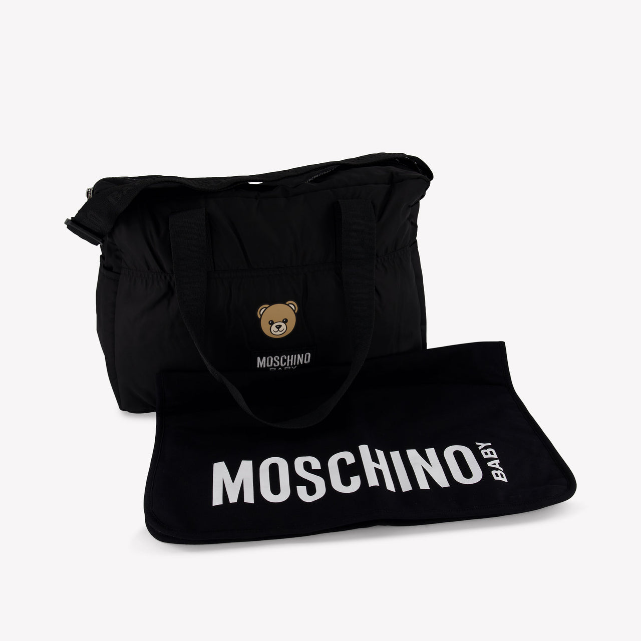 Moschino Bebé Unisex Bolsa de pañales Negro