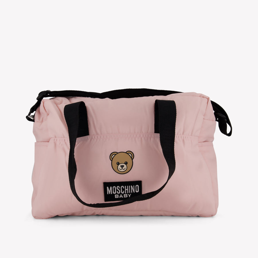 Moschino Bebé Unisex Bolsa de pañales Rosa claro