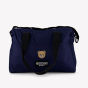 Moschino Baby Unisex Wickeltasche Marineblau