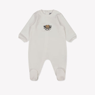 Moschino Baby Unisex Box Anzug Weiß