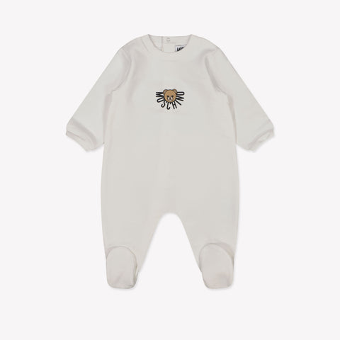 Moschino Baby Unisex Box Anzug Weiß