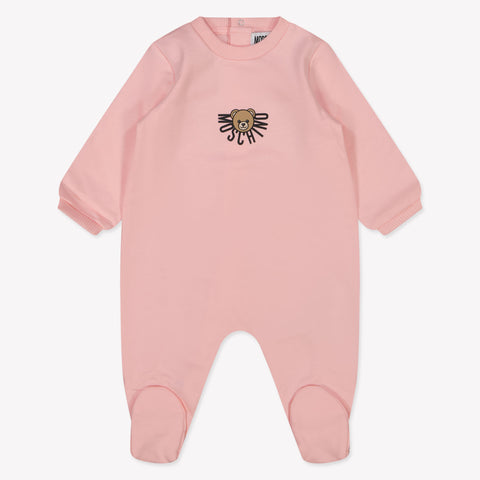 Moschino Baby Unisex Box Anzug Hellrosa