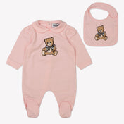 Moschino Bambino Ragazze Tuta in scatola Rosa Chiaro