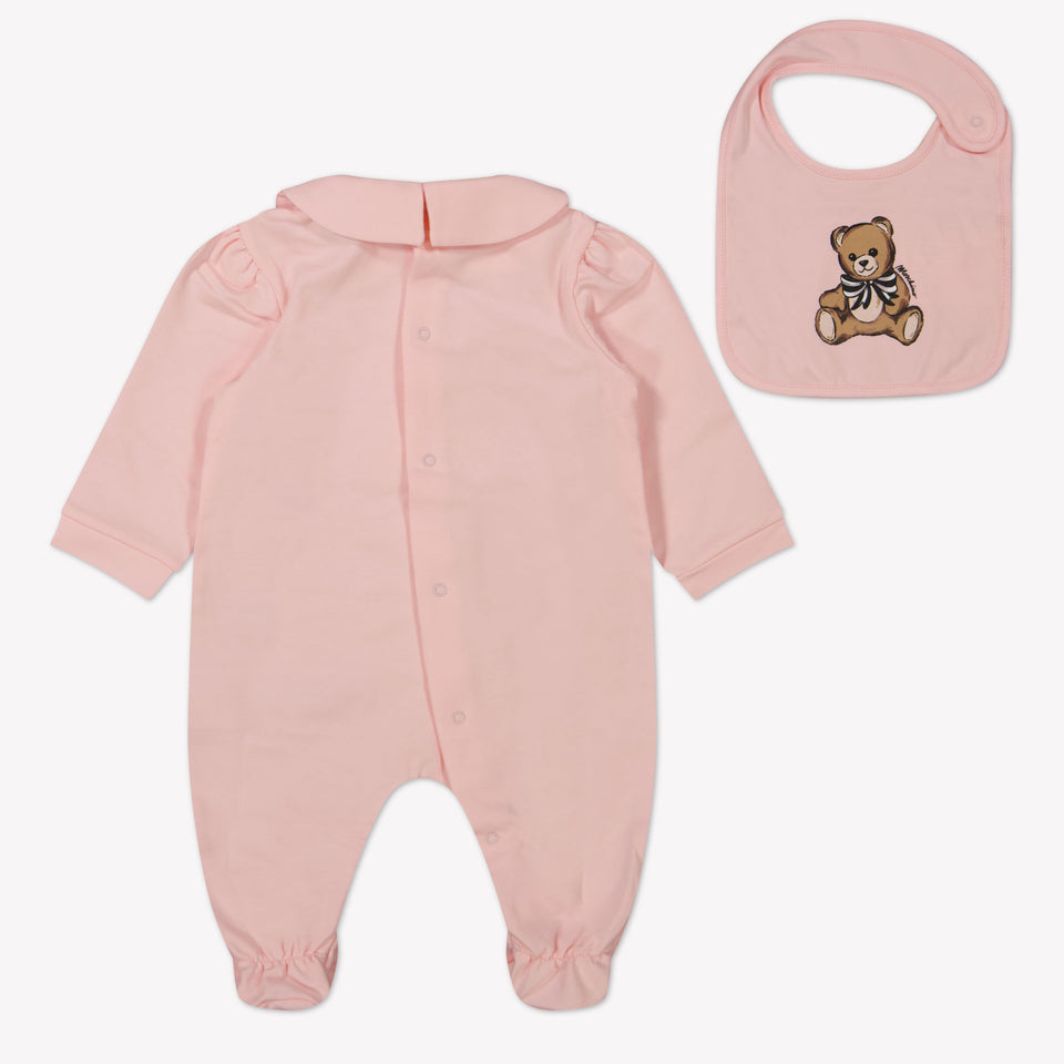 Moschino Bambino Ragazze Tuta in scatola Rosa Chiaro