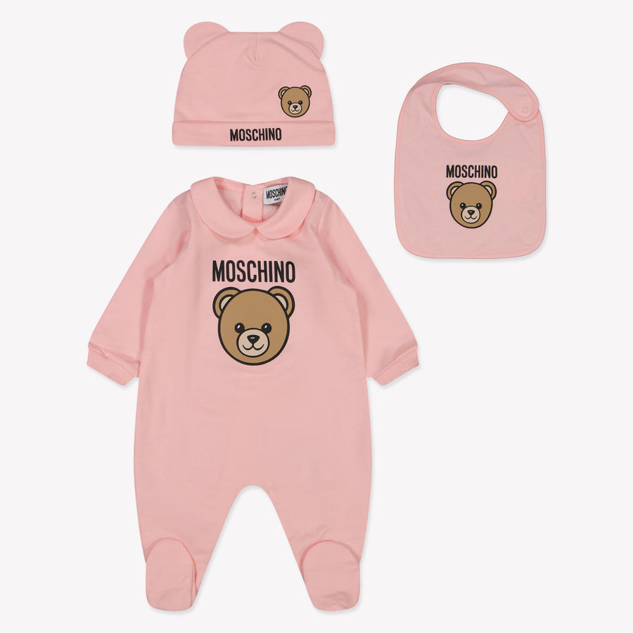 Moschino Bébé Unisexe Boîte en boîte Rose Léger