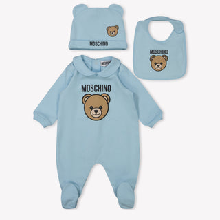Moschino Baby Unisex Box Anzug Hellblau