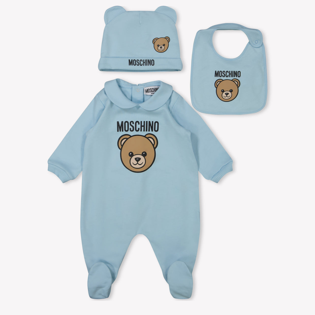 Moschino Bébé Unisexe Boîte en boîte Bleu Clair