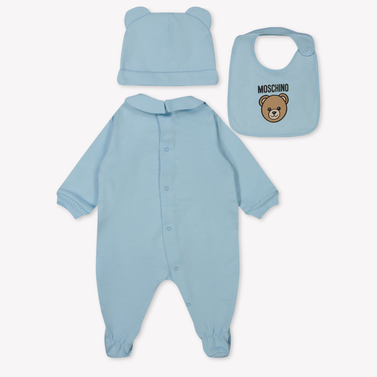 Moschino Bébé Unisexe Boîte en boîte Bleu Clair
