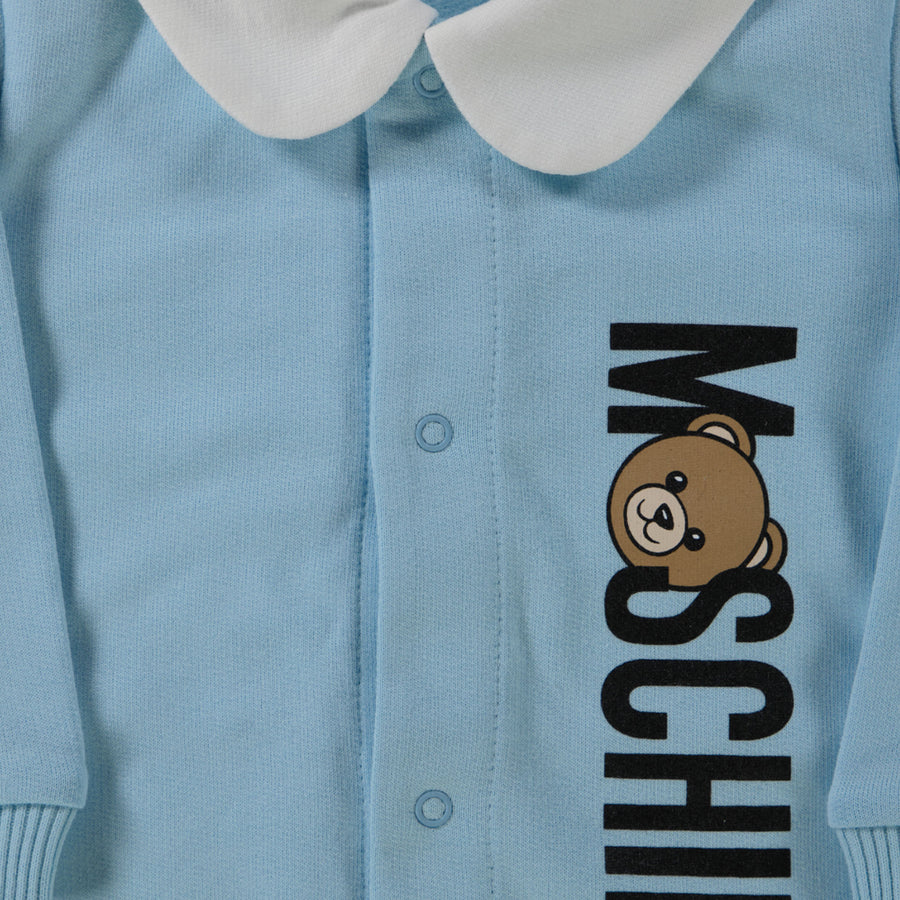 Moschino Bébé Unisexe Boîte en boîte Bleu Clair