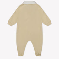 Moschino Bambino Unisex Tuta in scatola Beige Chiaro