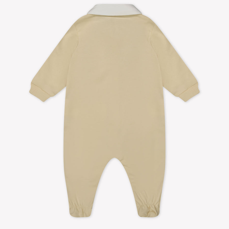 Moschino Bambino Unisex Tuta in scatola Beige Chiaro