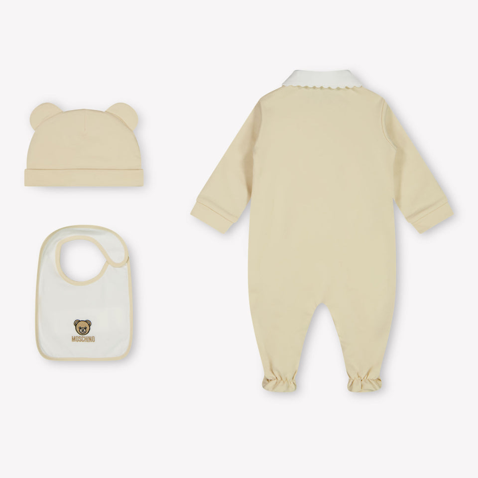 Moschino Bébé Filles Boîte en boîte Beige Clair