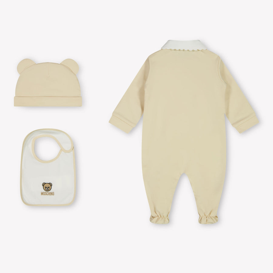 Moschino Bébé Filles Boîte en boîte Beige Clair