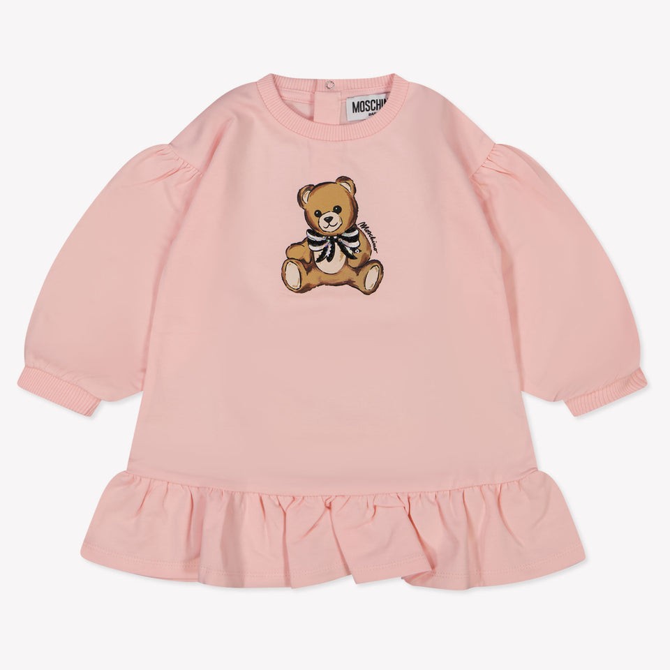 Moschino Bébé Filles Robe Rose Léger