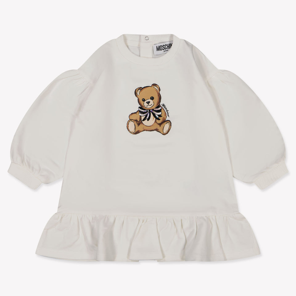 Moschino Baby Mädchen Kleid Grauweiß