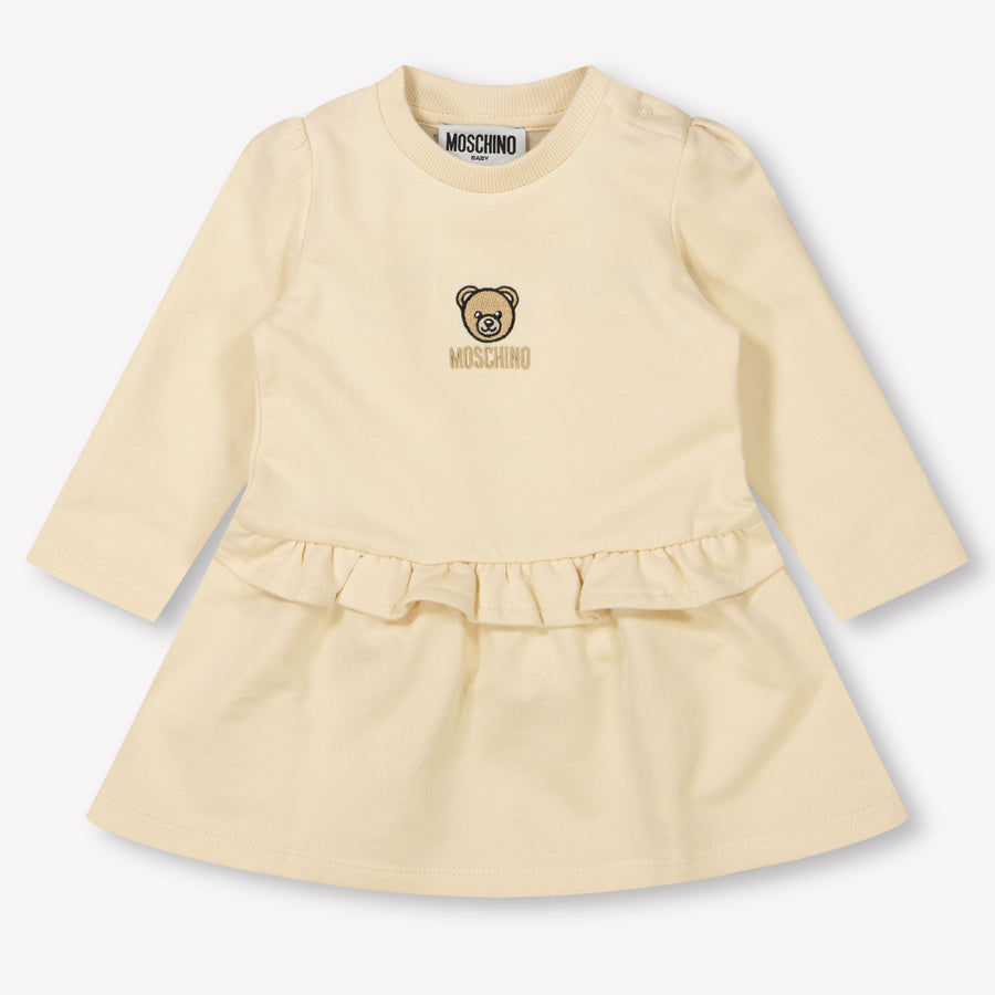Moschino Bébé Filles Robe Beige Clair