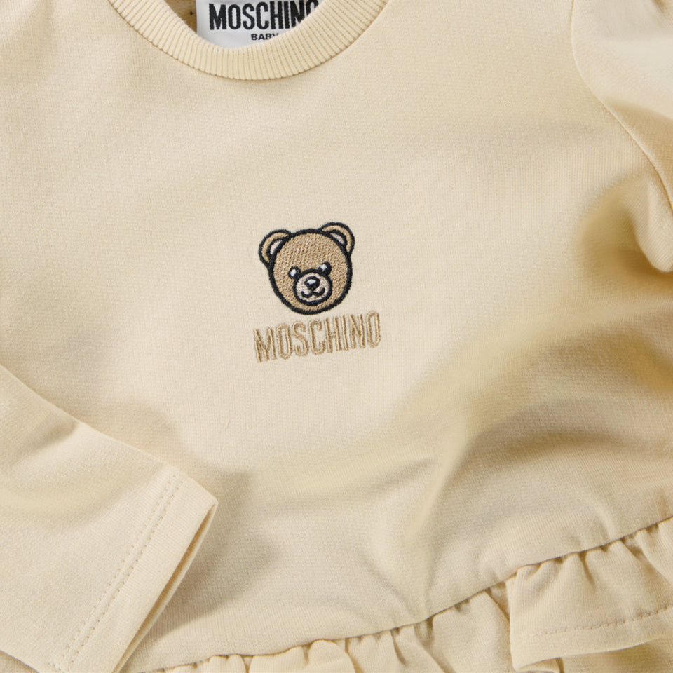 Moschino Baby Girls Dress  Light Beige