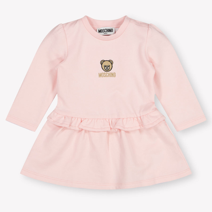 Moschino Bébé Filles Robe Rose Léger