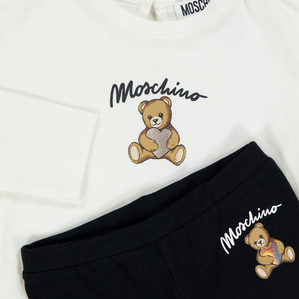 Moschino Baby Meisjes Setje In Zwart