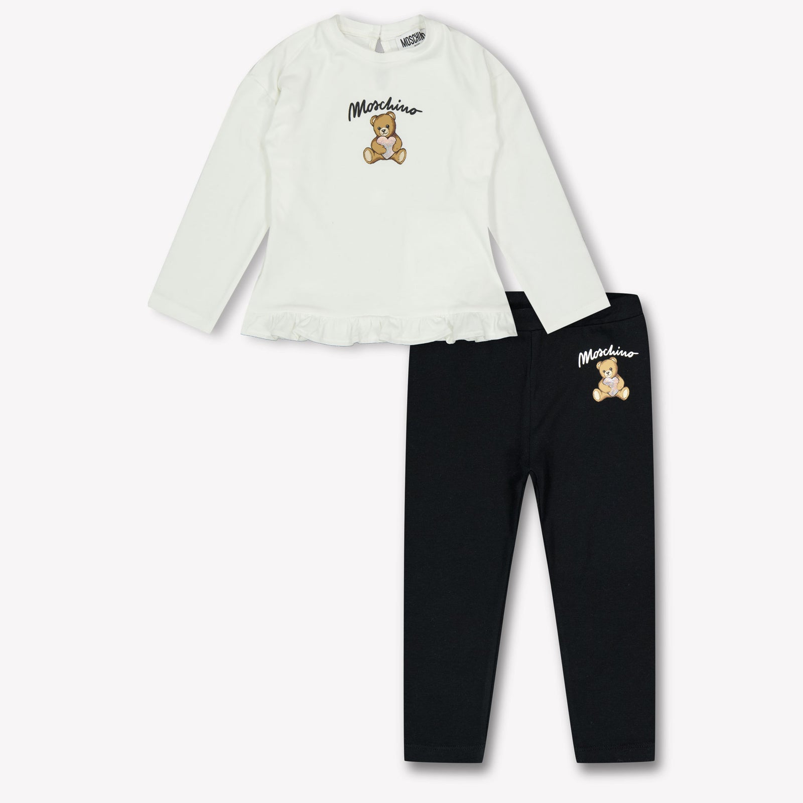 Moschino Baby Mädchen Einstellen Schwarz