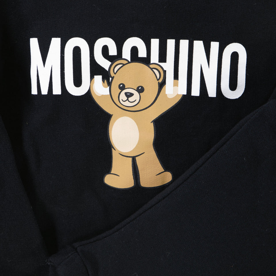 Moschino Bebé Unisex Traje de trote Negro