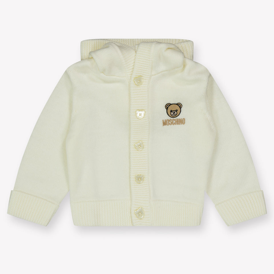 Moschino Baby Unisex Vest In Off White