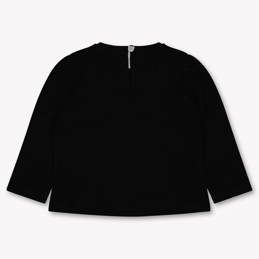 Moschino Baby Meisjes T-Shirt In Zwart
