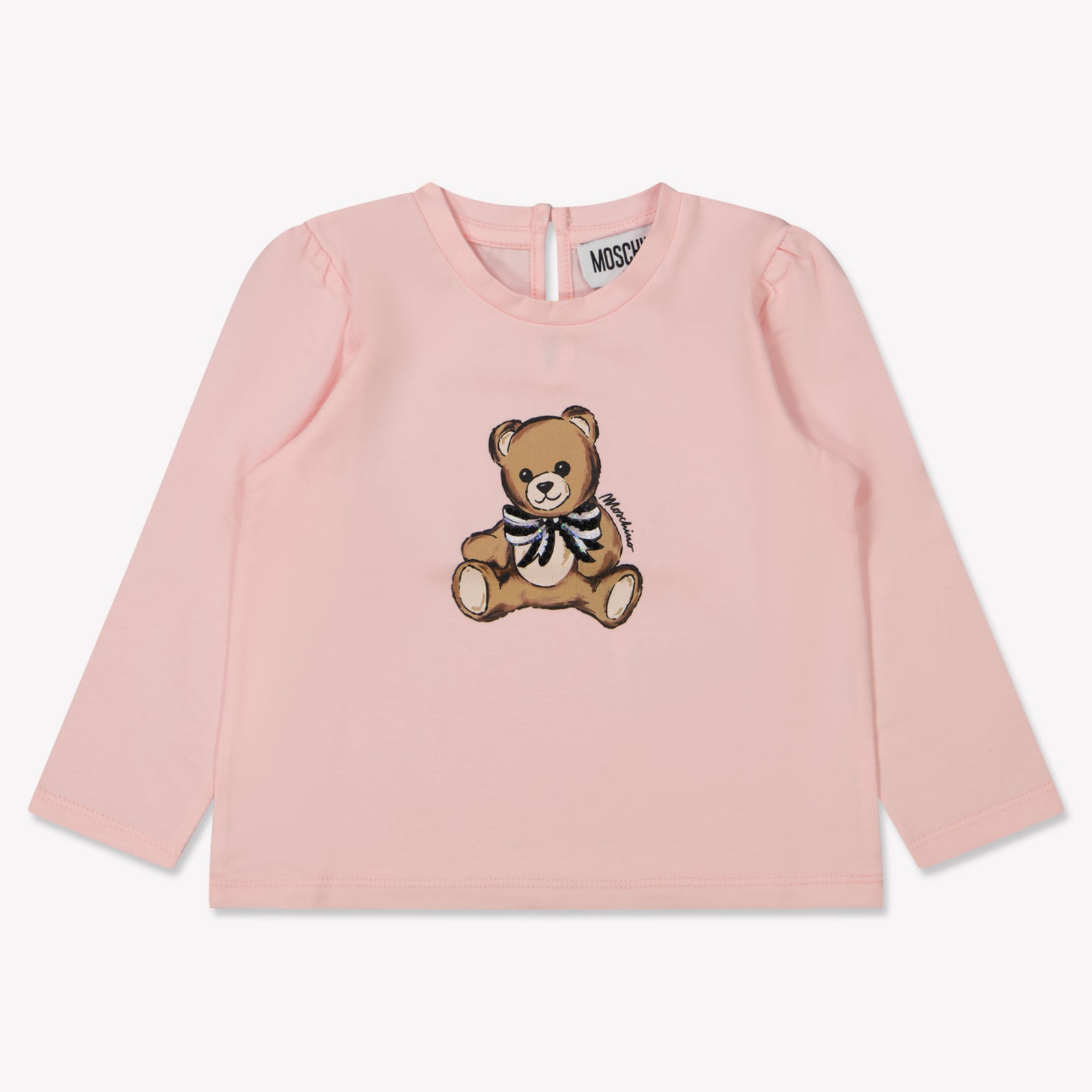 Moschino Baby Meisjes T-Shirt In Licht Roze