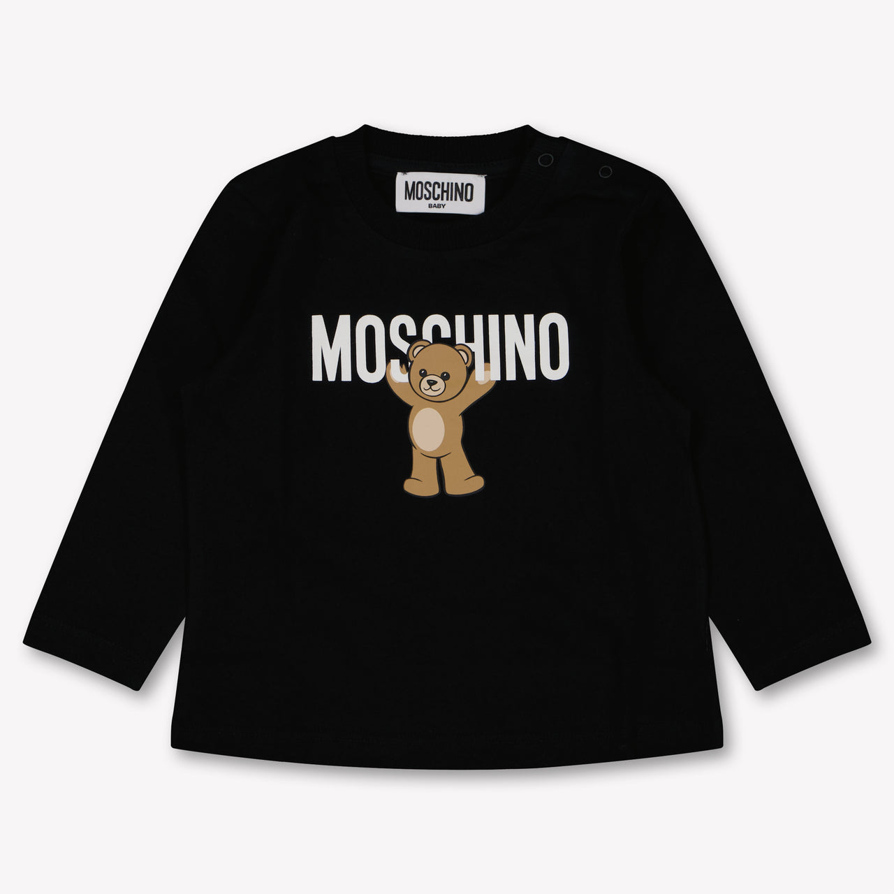 Moschino Bebé Unisex Camiseta en Negro