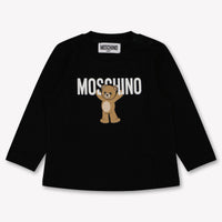 Moschino Bebé Unisex Camiseta en Negro