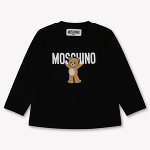 Moschino Bebé Unisex Camiseta en Negro