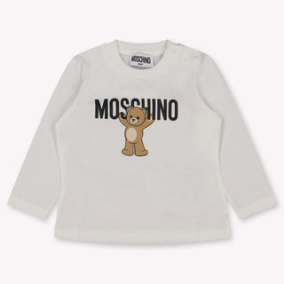 Moschino Bébé Unisexe T-shirt en blanc