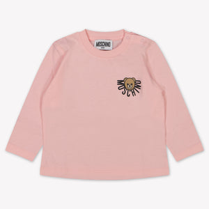 Moschino Bébé Unisexe T-shirt Rose Léger