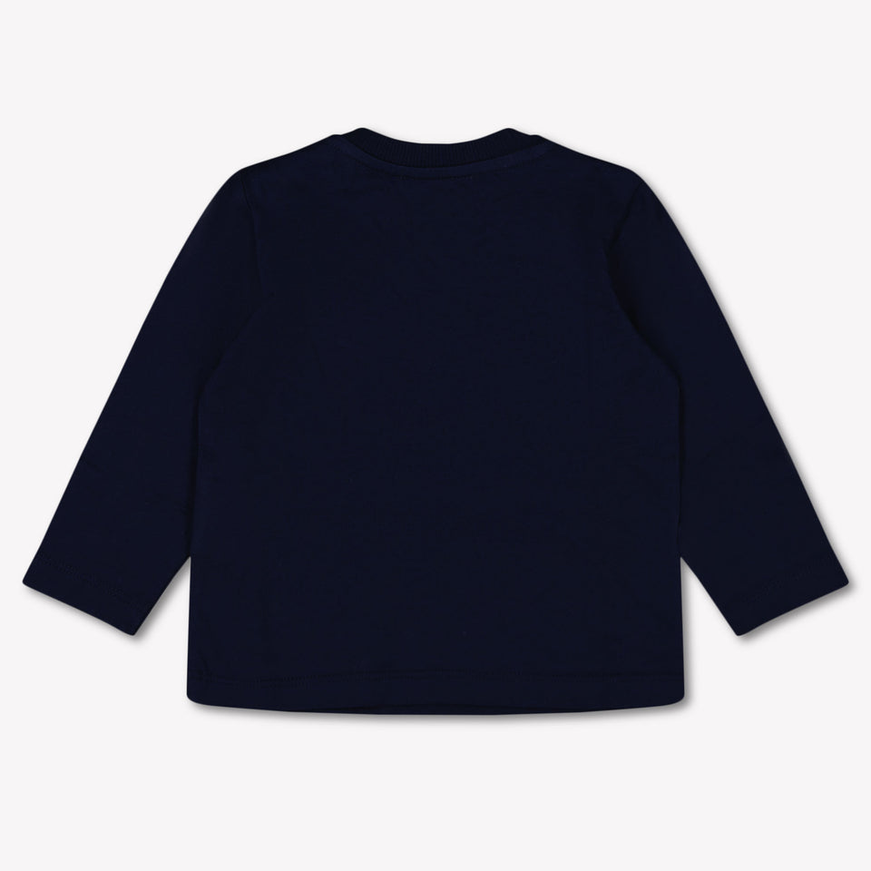 Moschino Baby Unisex T-Shirt Marineblau