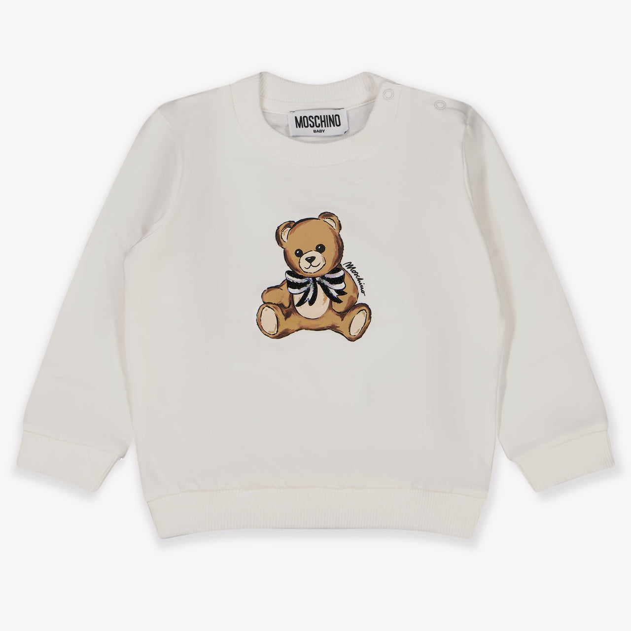 Moschino Bébé Filles Pull dans le blanc off
