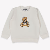 Moschino Bébé Filles Pull dans le blanc off