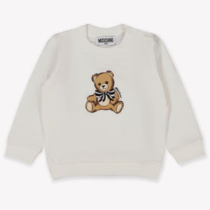 Moschino Bébé Filles Pull dans le blanc off