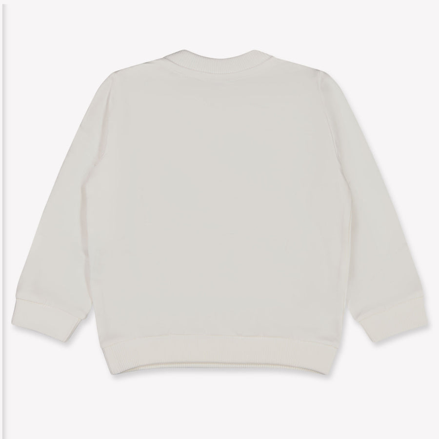 Moschino Bébé Filles Pull dans le blanc off