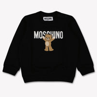 Moschino Baby Unisex Trui In Zwart