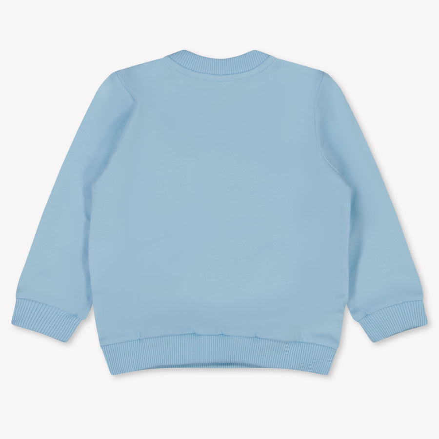 Moschino Baby Unisex Trui In Licht Blauw