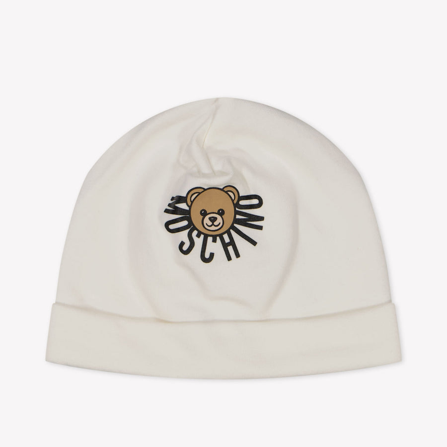 Moschino Bébé Unisexe Chapeau en blanc