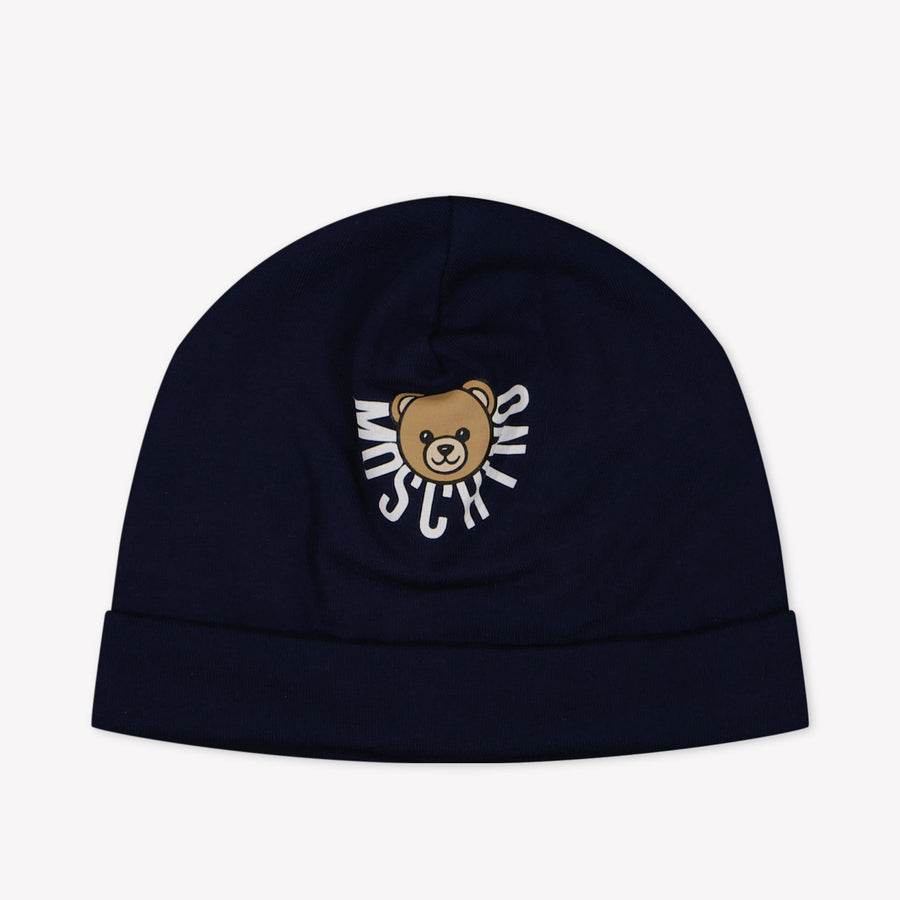 Moschino Baby Unisex Muts In Navy