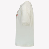MSGM Kinder Mädchen T-Shirt Grauweiß