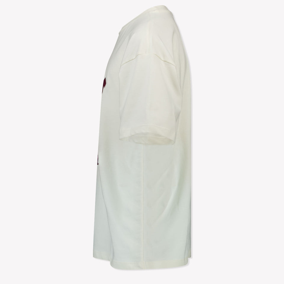 MSGM Ragazzo Ragazze Maglietta dentro Off White